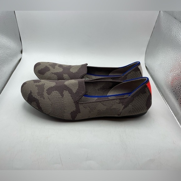 Rothy's Shoes - Rothy's The Loafer womens gray Camouflage Slip-On Flats size 7